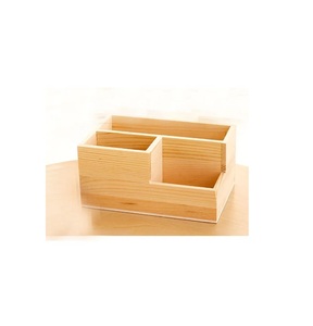 Organizador de Escritorio para Brochas de Maquillaje, Suministros de Oficina, Portalápices de Madera Multifuncional, Portaplumas, Mejor Precio, Almacenamiento de Oficina - Product Image 2