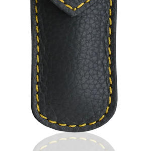 กระเป๋าหนังสั่งทำพิเศษสำหรับกรรไกรตัดผมและคีมขนาดใหญ่ |   เคสหนังวัวแท้ |   กล่องใส่ของขนาดกะทัดรัด 9 x 3.5 x 1 ซม. - Product Image 3