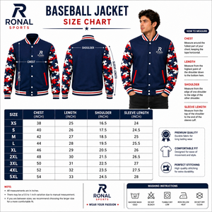 Wholesale Customized Logo Fashion Street Clothing <b>Men's</b> <b>Baseball</b> <b>Jacket</b> Designer Clothing <b>Men's</b> Street Style Campus <b>Jacket</b> - Product Image 6