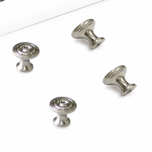 Modern Zinc Alloy Knob Contemporary Layered Design Durable Eco-Friendly Nightstands Kitchen Cabinet Drawer <b>Wardrobe</b> Pull Handle - Product Image 3