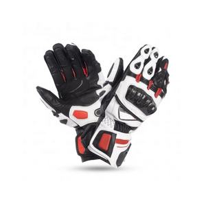Gants de moto et de cyclisme AFS-6 en cuir Pyrotect, à doigts entiers, respirants, résistants à l'usure, avec fermeture à boucle, unisexes - Product Image 5