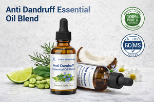 Anti-Dandruff Hair Oil with EO Blend Peppermint for Damaged Scalp and Hair Growing - Product Image 2