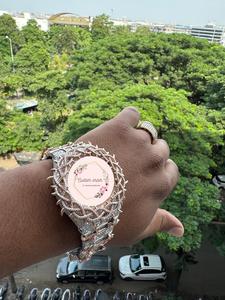 นาฬิกาข้อมือโมอิสซาไนต์รุ่นลิมิเต็ดอิดิชั่นโบราณ ดีไซน์โดดเด่น ชุบทอง หน้าปัดอนาล็อก ตัวเรือนสแตนเลส สำหรับผู้ชายและผู้หญิง - Product Image 2