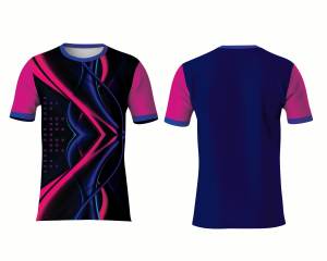 Camiseta de Manga Corta con Cuello Redondo para Hombre, Personalizada OEM, Informal, Lisa, Sublimada, de Poliéster, Ecológica, Estampada - Product Image 1