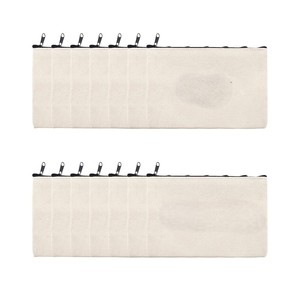 Bolsas Cosméticas Blancas con Cierre, Bolsas de Almacenamiento Portátiles, Material No Tejido Teñido Liso para Maquillaje y Viajes, OEM - Product Image 5