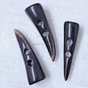 Authentic Horn Toggle <b>Button</b> High Quality Fashion Accessories India Rhinestones Tayyab Handicrafts Clothing Decoration - Product Image 5