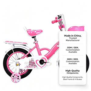 Nouveau modèle de vélo pour enfants à cadre en acier de 12 à 16 <span class=keywords><strong>pouces</strong></span>, à une vitesse, avec frein, pneus améliorés faciles à rouler et roues d'apprentissage pour plus de stabilité - Product Image 6