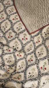 Colcha de Algodón Hecha a Mano con Estampado Artesanal, Reversible para Todas las Estaciones, Suave para el Dormitorio, Textil para el Hogar, Fabricación al por Mayor - Product Image 2