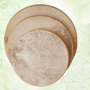 Tambor Chamánico Hecho a Mano, Tambor Tradicional con Parche de Piel Natural para Yoga, Meditación, Rituales, Sanación y Actuaciones - Product Image 4