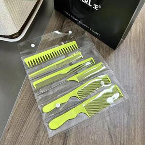 Ensemble de 6 peignes professionnels antistatiques résistants à la chaleur en plastique pour barbier, peignes de coiffure pour hommes - Product Image 6