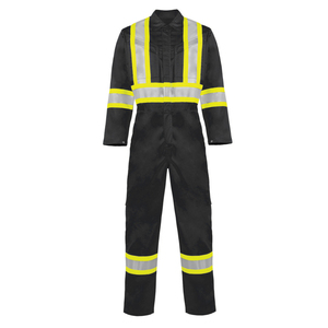 Combinaison de travail réfléchissante confortable pour hommes, de qualité supérieure, nouvelle tenue de sécurité, fournisseur de vêtements de travail avec logo, design simple. - Product Image 1