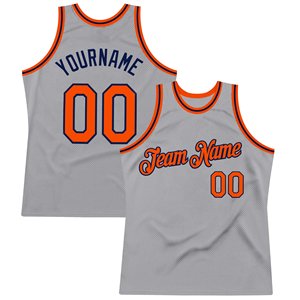 Maillot de basket-ball en maille sublimé personnalisé, débardeur respirant unisexe pour adulte, impression du nom et du numéro de l'équipe, gris bleu marine - Product Image 6