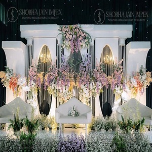 Escenario Temático Arco de Marfil para Bodas y Recepciones, Impresionante Estilo Canadiense, Novedad Moderna - Product Image 5