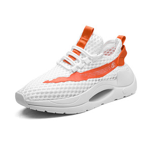 Zapatos deportivos informales transpirables de malla para hombre, calzado deportivo de verano, suela gruesa ligera que absorbe los golpes, calzado masculino a la moda para correr - Product Image 5