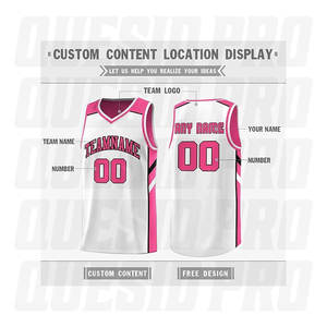 Nouvelle Collection Maillot de Basketball Unisexe Respirant Broderie d'Équipe Cousue Grande Taille Sublimation Broderie Basketball - Product Image 3