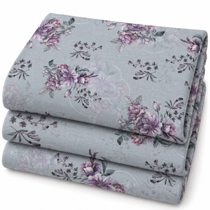 Handmade Woven Kantha Quilt Cotton Linen <b>Bedspread</b> Floral Printed Reversible Lightweight <b>King</b>-Size Summer Blanket Home Decor - Product Image 5