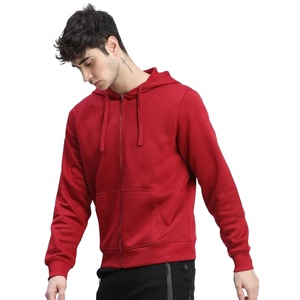 Sweat à capuche DTG de haute qualité avec logo personnalisé, en molleton de coton épais et léger pour l'hiver, fermeture éclair, service OEM disponible, vente en gros - Product Image 2