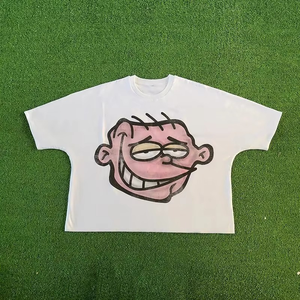 Breathable Bulk Clothes Custom t Shirt Digital Print Short Sleeve High Quality Oversized Boxy t Shirt for Men 100% Cotton - Product Image 5