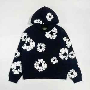 Sudadera con Capucha de Invierno de Alta Calidad, 100% Algodón, Gruesa, con Cierre, Personalizable, Lisa, Negra - Product Image 4