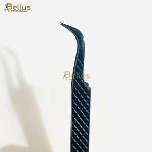 Bellus International Japanese Stainless Steel Smooth Tip Durable Eyelash Extension Tweezers Firm Grip 0.03-0.10mm Volume <b>Lashes</b> - Product Image 5