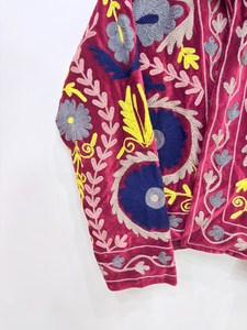 Chaqueta de Invierno Unisex de Algodón y Terciopelo de Lujo con Bordado Suzani, Estilo Bohemio Hindú, Transpirable y Resistente al Viento, para Compra al por Mayor - Product Image 5