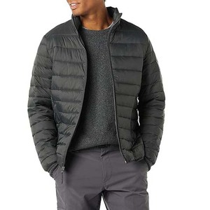 Men's High Quality Custom Embroidered Puffer <b>Jacket</b> Waterproof Hooded Winter Coated Front Zipper Closure Quilted - Product Image 2