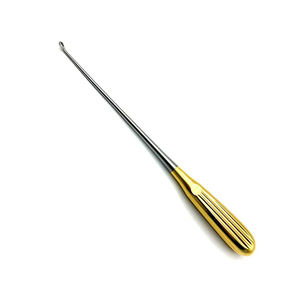 Curette de 14 pulgadas, tamaño 2, punta en ángulo cero, instrumento quirúrgico de acero inoxidable para cirugía ortopédica en venta - Product Image 3