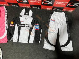 Ensemble 2 pièces unisexe coupe-vent personnalisé : sweat à capuche zippé et pantalon cargo imprimé, survêtement coupe-vent pour homme - Product Image 3