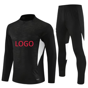 Conjuntos de Trajes de Entrenamiento de Fútbol con Logotipo Personalizado, Conjuntos Deportivos de Alta Calidad, Transpirables y de Secado Rápido para Hombres Adultos - Product Image 2