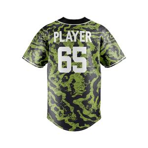 Camiseta de béisbol de sublimación personalizada de alta calidad Camiseta de béisbol cómoda con béisbol - Product Image 2