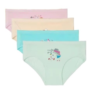 Braguitas de algodón premium para niñas, ropa interior ligera, braguitas cómodas para niñas, tela suave, ropa interior para niñas a precio de mayoreo. - Product Image 1