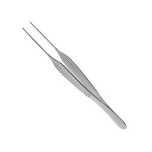 Best-seller : Forceps BROLI Adson 1,2 mm à pointe incurvée dentelée, 6 pouces, en acier inoxydable, certifié CE, instrument de chirurgie plastique - Product Image 2