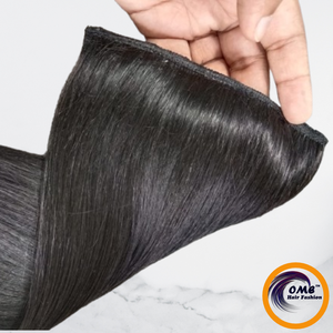 Extensiones de Cabello Humano OME Indio No Remy, Doble Trama a Máquina, 6 Pulgadas, Tejido de Cabello Natural, Todos los Colores, 100g para Venta al Por Mayor - Product Image 6