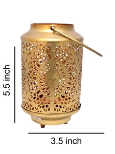 Farol Marroquí Vintage Hecho a Mano, Lámpara Colgante de Metal para Velas, Decoración para Hogar, Jardín y Bodas - Product Image 2