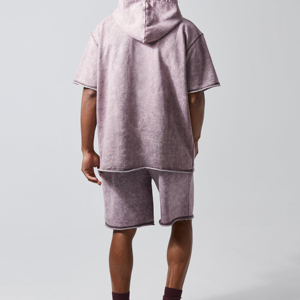 กางเกงขาสั้นผู้ชายแบบย้อมสีเอซิด สไตล์ลำลอง ไซส์ผู้ใหญ่ ดีไซน์สั่งทำได้ ราคาขายส่งใหม่ พร้อมสีสั่งทำได้ - Product Image 4