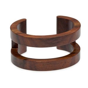 Latest Geometric Wooden Bangle For Party Festive <b>Wedding</b> Boho Wrist Bangle Rustic Fashion Jewelry <b>Accessory</b> Wooden Cuff Bracelet - Product Image 4