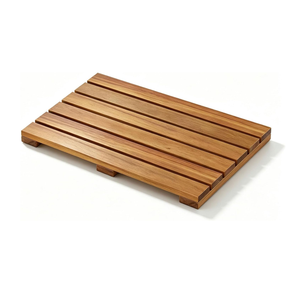 Alfombra de baño antideslizante de madera de acacia para ducha, alfombra de madera para baño, piscina, spa y exteriores de Vietnam. - Product Image 1