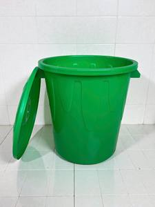 Barril de Almacenamiento de Arroz Redondo de Plástico de Grado Alimenticio al por Mayor, Ecológico y Portátil para Almacenamiento de Agua en Exteriores y Hogar - Product Image 2