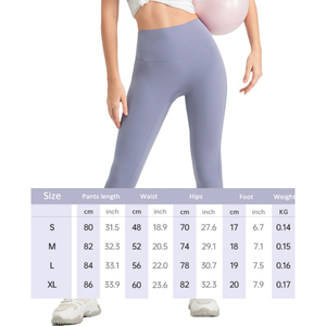 OEM Custom Sports <b>Tights</b> High Waist Yoga Leggings Gym Pants Athletics Bottom Sets Fitness Clothing Women Activewear Manufacturer - Product Image 6