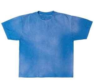 Nouvelle mode personnalisé lavage à l'acide T-shirt hommes surdimensionné Vintage lavage à l'acide T-shirt uni 100% coton été unisexe lavage à l'acide T-shirt - Product Image 5