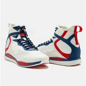 Chaussures de sport montantes pour hommes, idéales pour la lutte et la boxe, en PU respirant, légères, antidérapantes, de haute qualité, personnalisables, vente en gros - Product Image 1