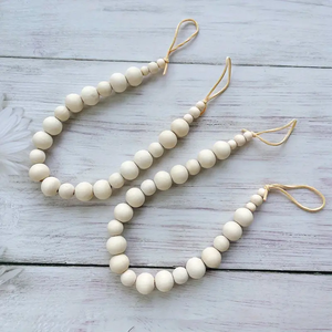 Wood Curtain <b>Tie</b> <b>Back</b> Beaded Design Most Selling Wood Curtain Ticback Top Selling Curtain Accessory for Decorative - Product Image 1