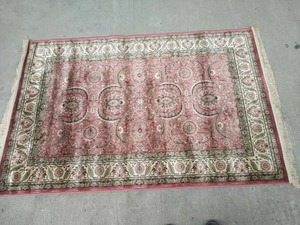 Alfombra Hecha a Mano con Diseño Rectangular Rojo Beige para Sala de Estar, con Base de Algodón Anudada a Mano, Compre Directamente del Proveedor - Product Image 3