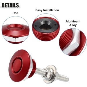 ชุดตัวล็อค<span class=keywords><strong>กันชน</strong></span>แบบปลดเร็วขนาด 25/32 มม. พร้อมปุ่มกดสำหรับฝากระโปรง<span class=keywords><strong>รถ</strong></span>ยนต์ ป้ายทะเบียน หรืองาน DIY ต่างๆ - Product Image 3