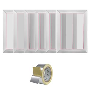 Kit per Serigrafia Roland con 6 Telai in Alluminio (10x14 pollici) e Telaio per Serigrafia con 110 Maglie - Product Image 1