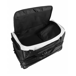 Premium Wheeled Travel Duffel Bag Heavy Duty Trolley <b>Suitcase</b> with Compression Straps and Custom Logo Print Style - Product Image 4