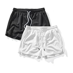 Boys Basketball <b>Shorts</b> Black Mid Waist Breathable Knitted Polyester Cotton Casual Side Stripe Youth Sizes <b>Men</b> <b>Shorts</b> - Product Image 5
