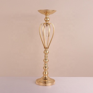 Jarrón de Latón Tradicional para Mesa con Arreglo Floral para Decoración de Bodas, Juego de Jarrones Metálicos de Alta Calidad - Product Image 4