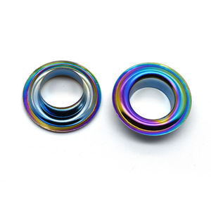 OEM 2026 Ojales Redondos de Metal de Hierro de Alta Calidad, Duraderos, Color Arcoíris, Sin Níquel, para Bolsos y Prendas - Product Image 5