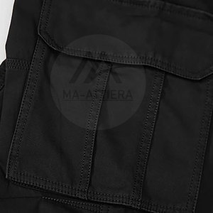 Pantalon cargo utilitaire pour homme, léger, taille mi-haute, multi-poches, tissu durable, coupe droite, décontracté, pour le travail en extérieur et le quotidien - Product Image 6